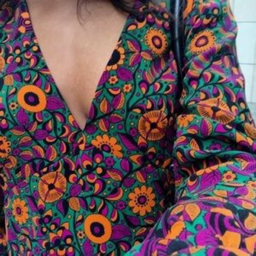 Zara floral dress